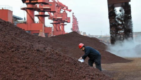 آمار گمرک چین حاکی از افزایش میزان تقاضا برای سنگ‌آهن.